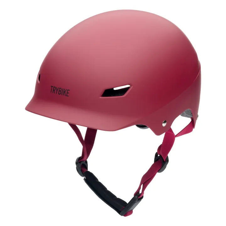Casque draisienne - Rouge Mat - Taille S/M