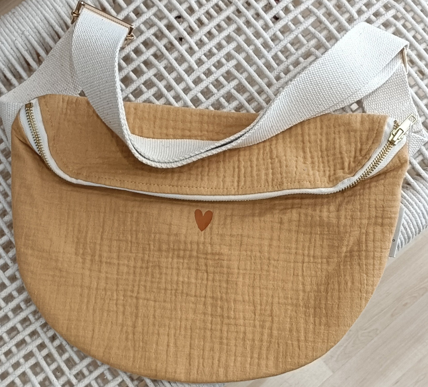 Sac banane M camel