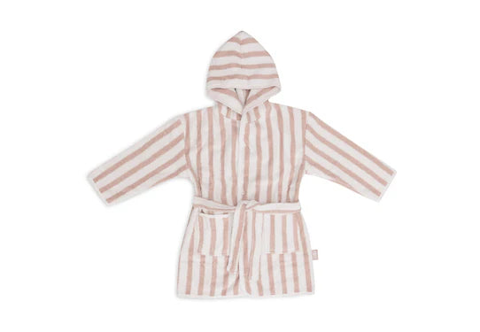 Peignoir de bain 3-4 ans - Stripe Wild Rose