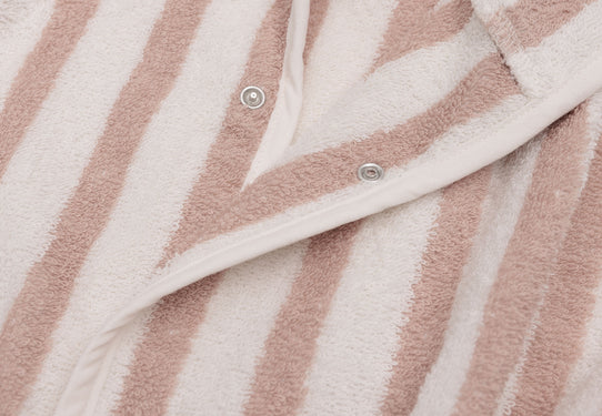 Peignoir de bain 3-4 ans - Stripe Wild Rose