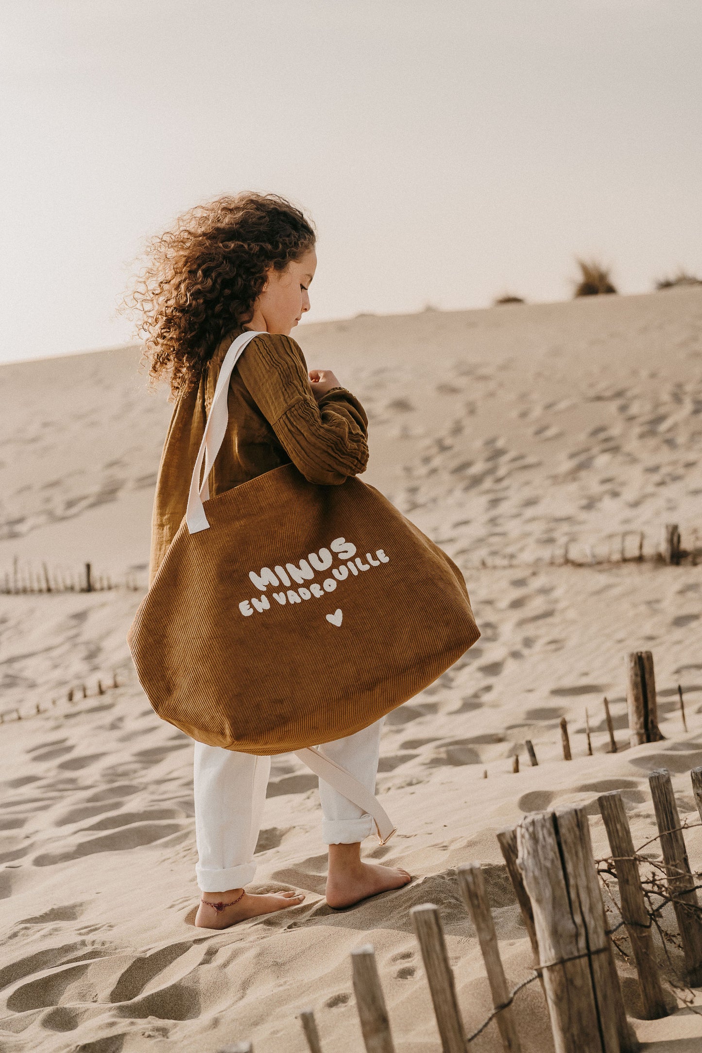 Sac XL velours - Minus en vadrouille