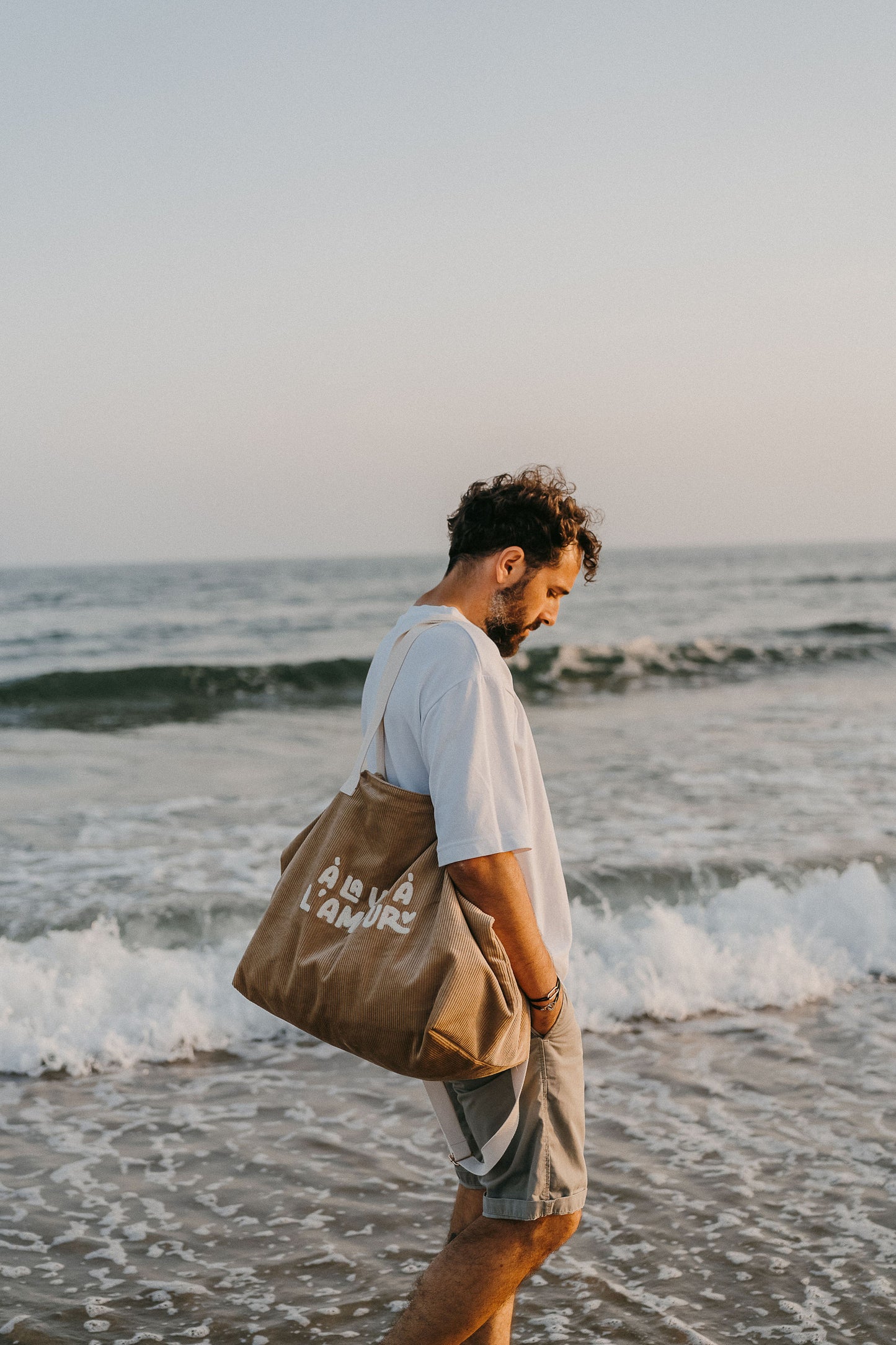 Sac XL velours - A la vie à l'amour