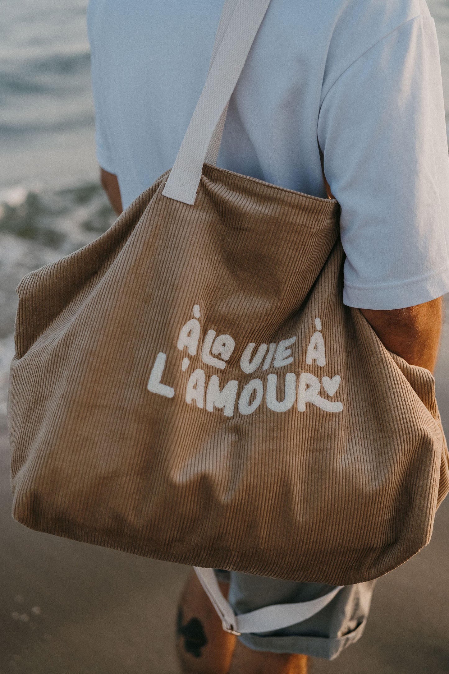 Sac XL velours - A la vie à l'amour