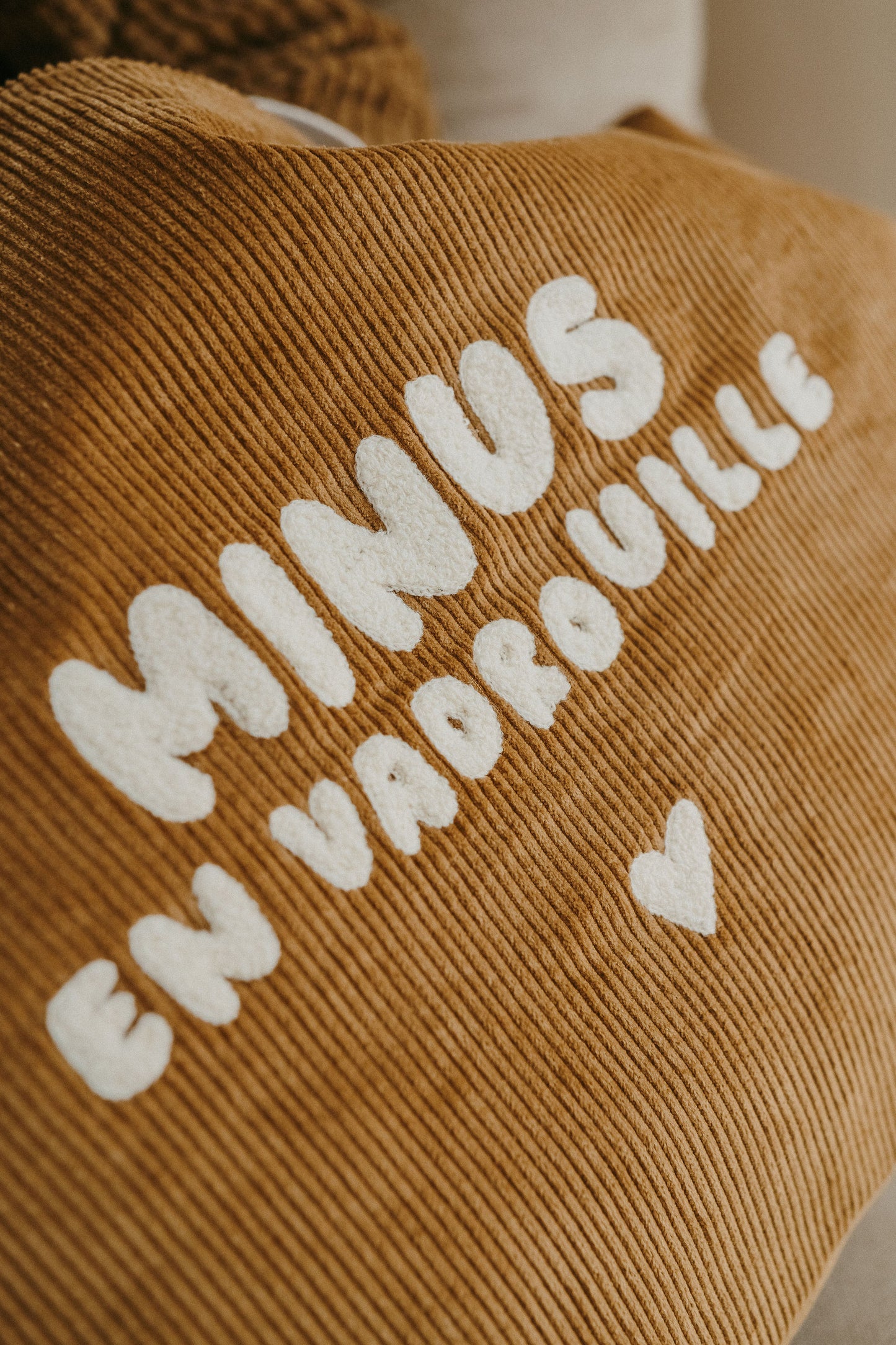 Sac XL velours - Minus en vadrouille