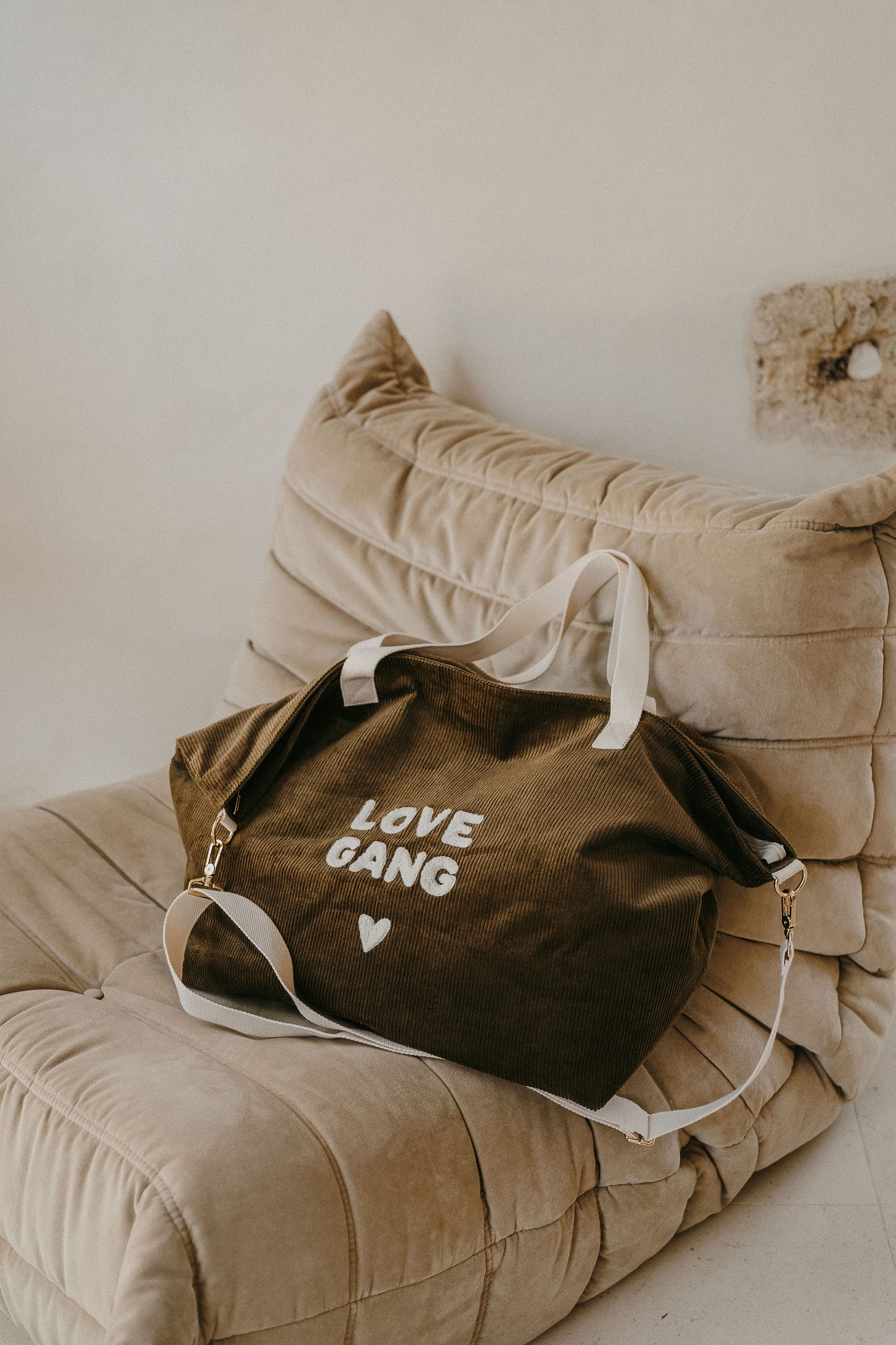 Sac XL velours - Love Gang