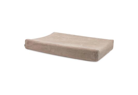 Housse de matelas à langer - Cloudy Rib Milky Coffee
