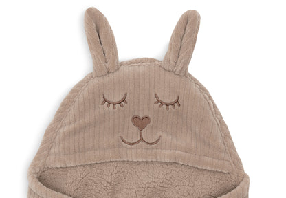 Couverture portefeuille Bunny Cloudy Rib - Milky Coffee