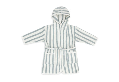 Peignoir de bain 3-4 ans - Stripe Sea Green