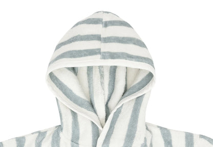 Peignoir de bain 3-4 ans - Stripe Sea Green