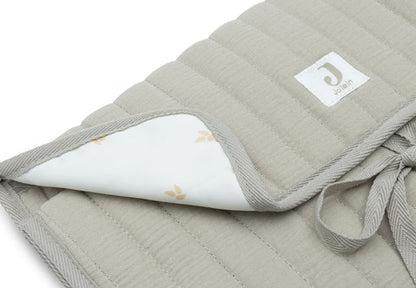 Tapis à langer nomade - Gaze de coton Olive Green