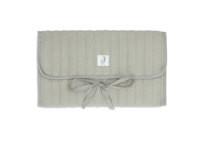 Tapis à langer nomade - Gaze de coton Olive Green