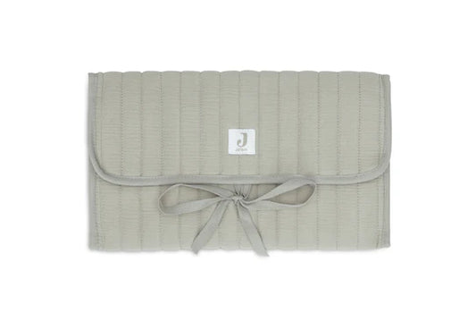 Tapis à langer nomade - Gaze de coton Olive Green