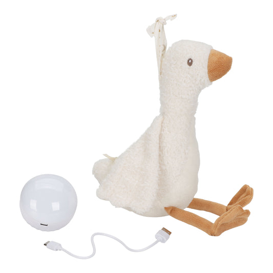 Peluche Oie musicale et lumineuse - Newborn