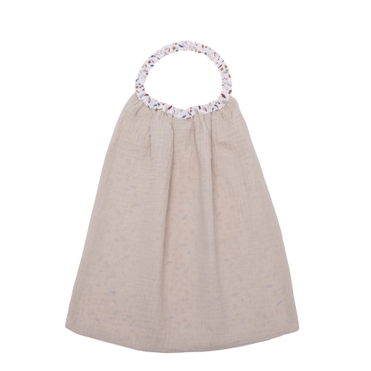 Serviette élastiquée - Biscuit / Terrazzo