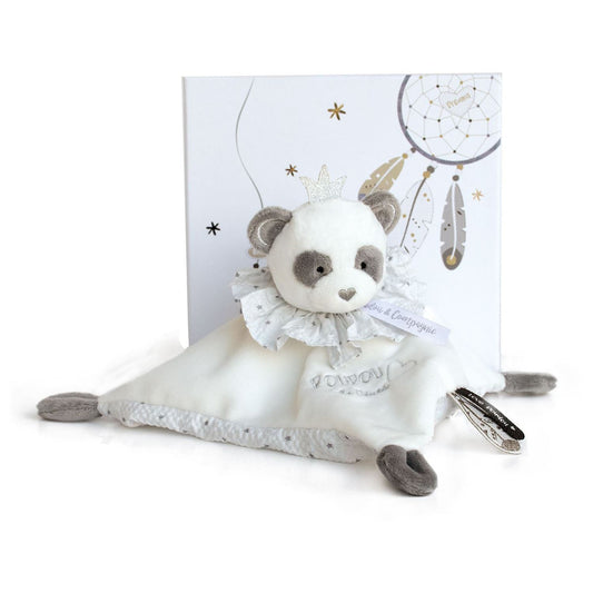 Doudou Attrape-rêves - Panda Gris