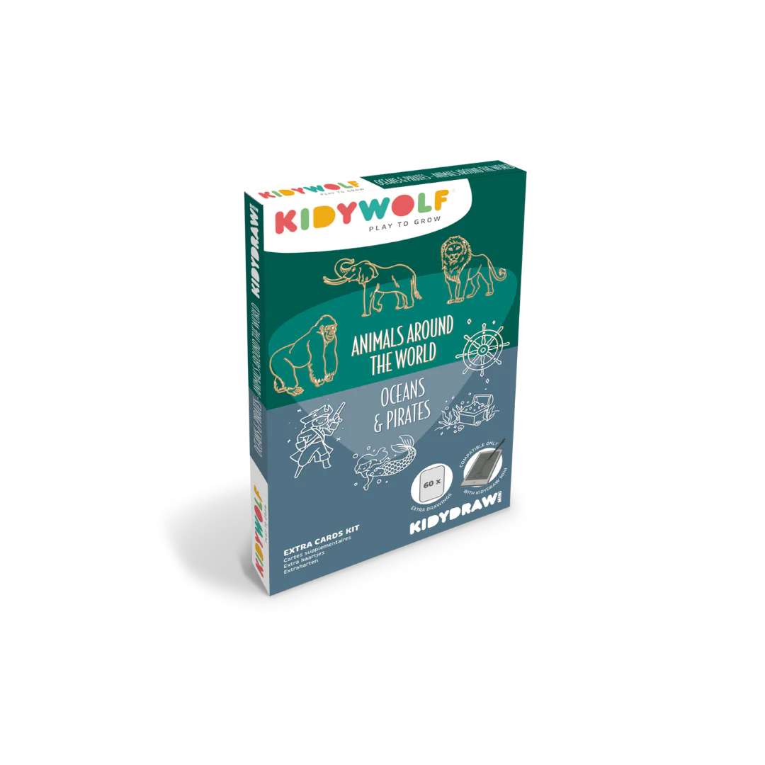 Cartes Kidydraw - Animaux autour du monde & Océans et pirates