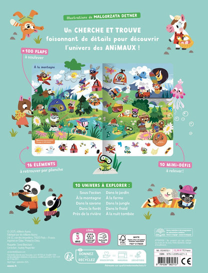 Cherche et trouve surprise - Les animaux