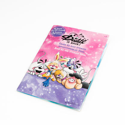 Cahier stickers repositionnables A5 - Diddl