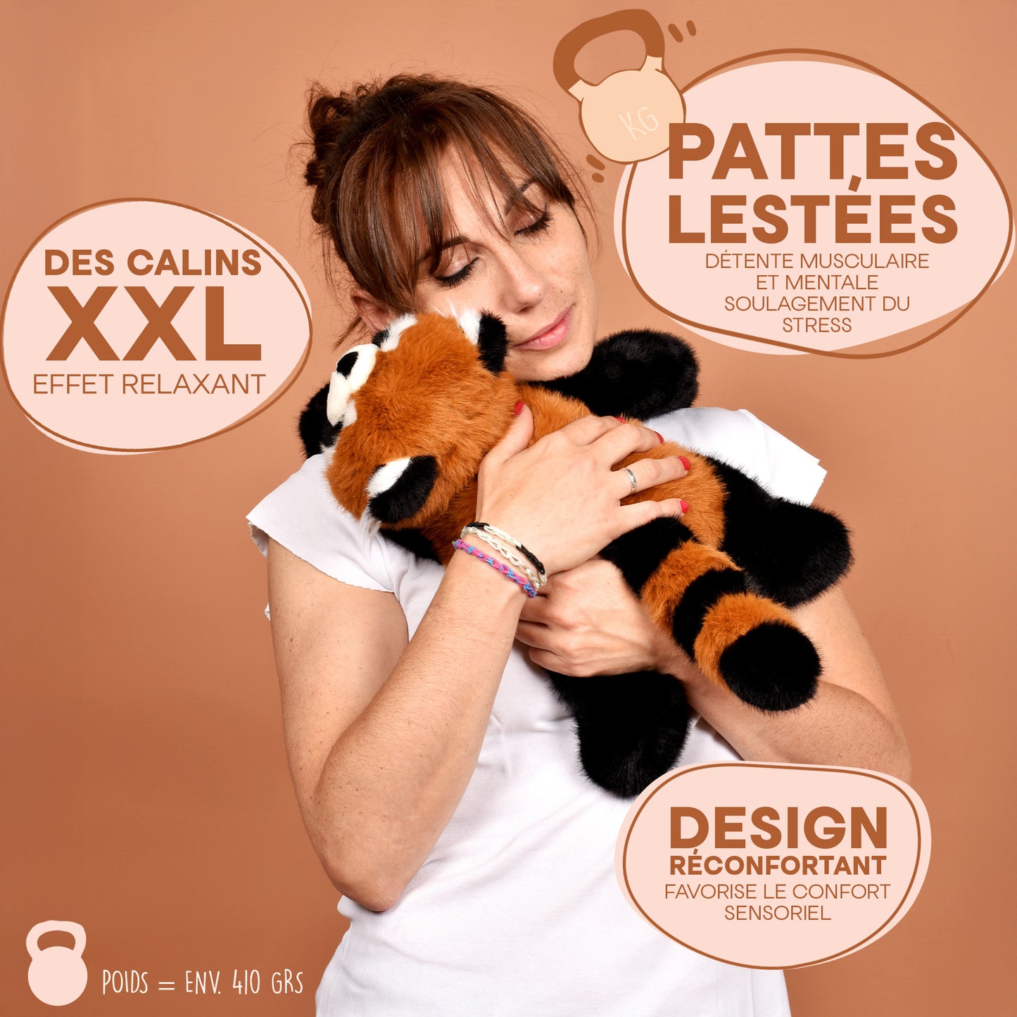 Peluche Panda Roux - 40cm