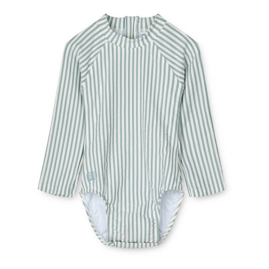 Combinaison de bain Maxime - Sea Blue White 6mois