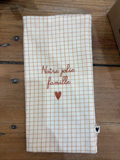 Protège livret de famille - Petits carreaux