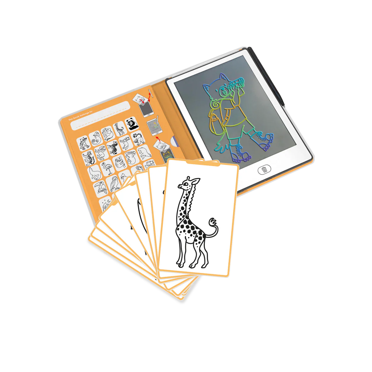 Kidydraw - Mini tablette - Animaux