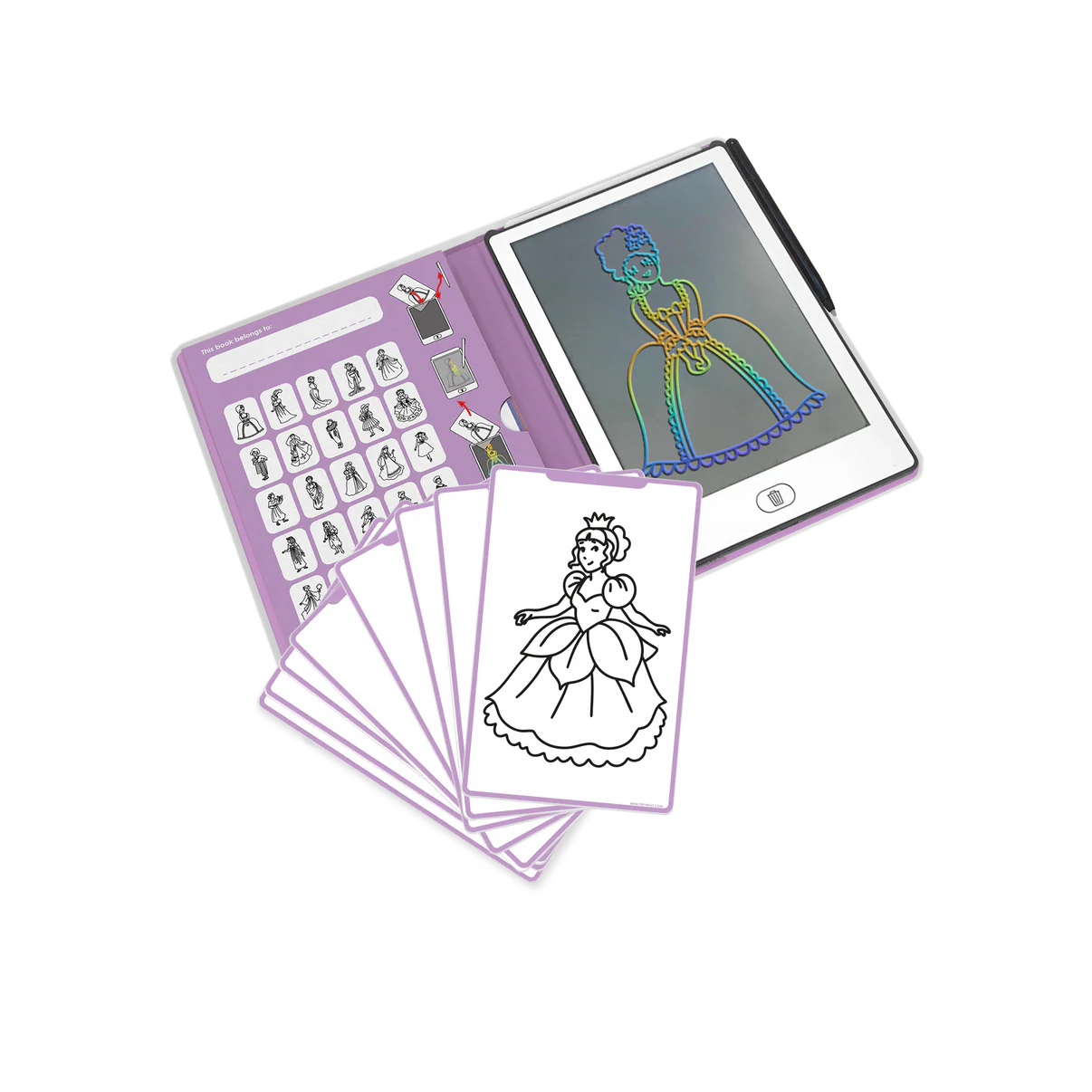Kidydraw - Mini tablette - Princesse