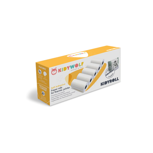 Kidyroll - Lot de 5 rouleaux autocollants
