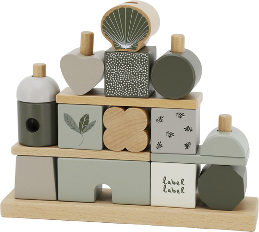 Maison cubes empilables - Olive Green