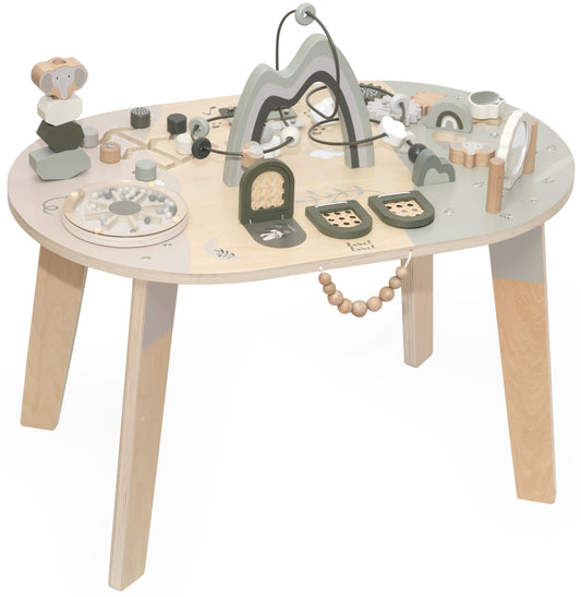 Table d'activités en bois - Olive Green