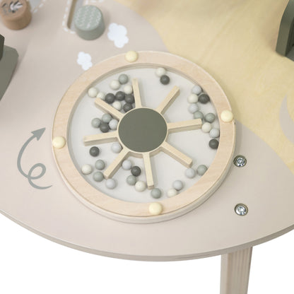 Table d'activités en bois - Olive Green