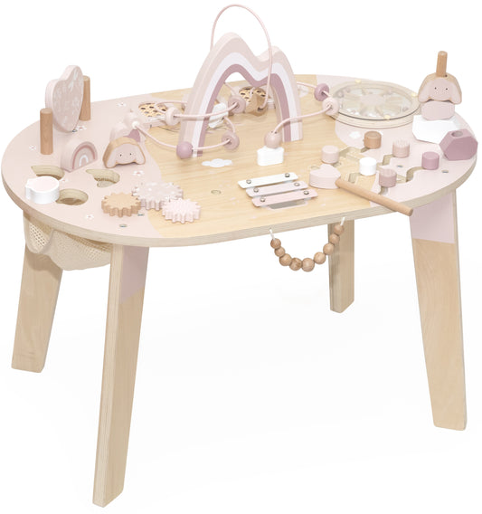 Table d'activités en bois - Pink
