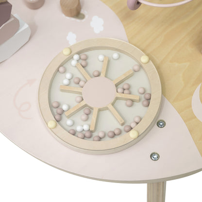 Table d'activités en bois - Pink