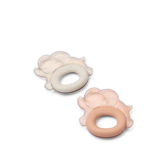Lot de 2 anneaux de dentition rafraîchissants - Rita Elephant