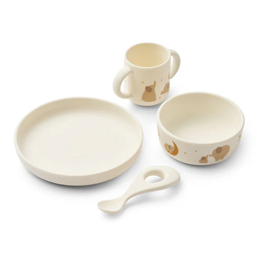 Set de repas Vivi - Eléphant / Crème de la crème