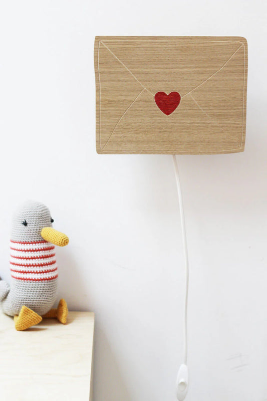 Applique murale lettre d'amour