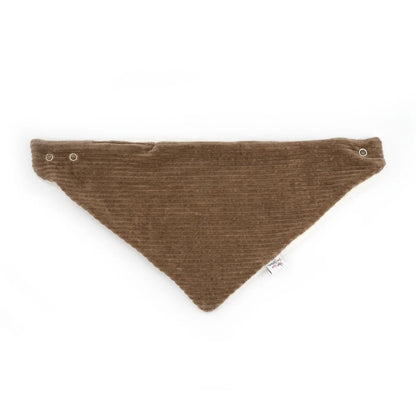 Cache cou velours taupe