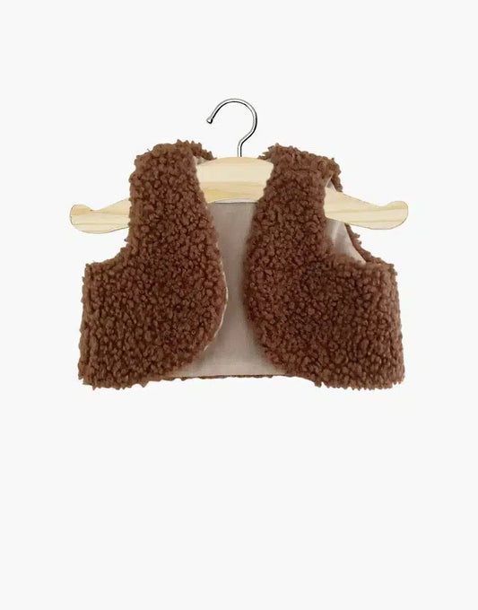 Gilet sans manches Tao Marron
