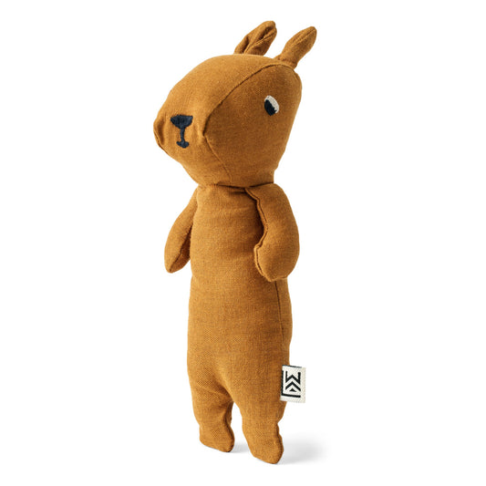 Hochet mira kangourou golden caramel