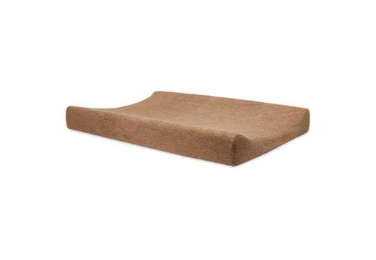 Housse matelas à langer éponge - Biscuit