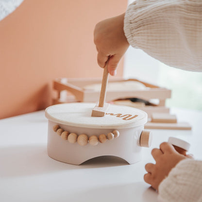 Machine à crêpes en bois - Nougat