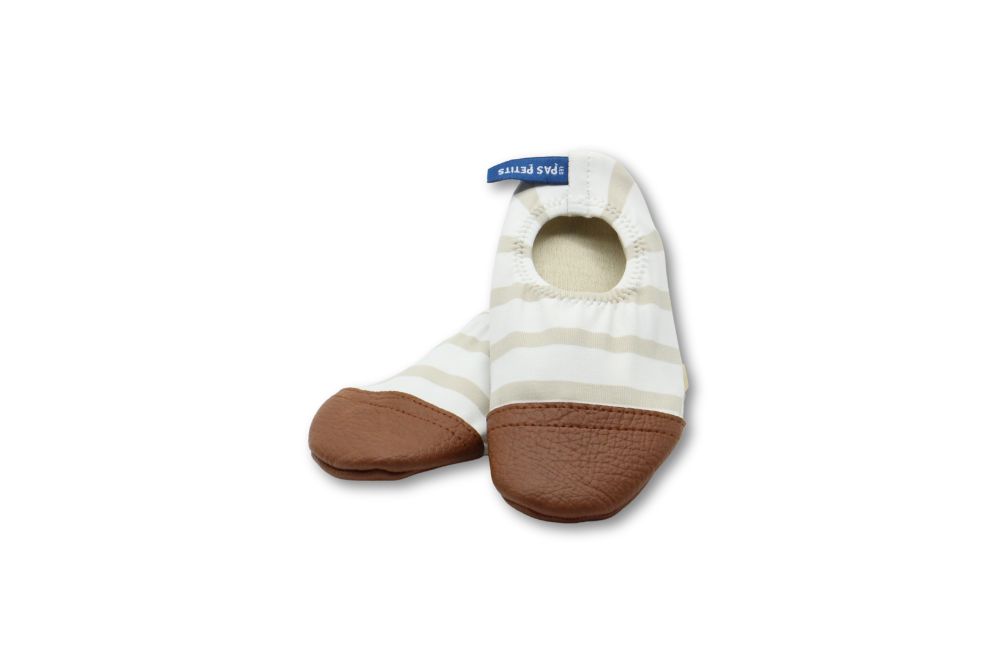 Chaussons - Les Petits Marins - Camel