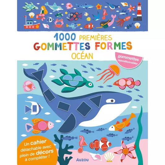 1000 premières gommettes - Océan
