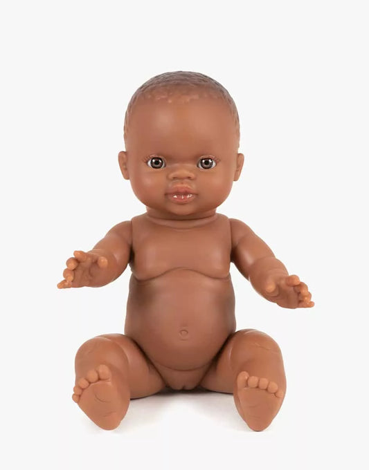 Poupée Zélie - Petit fille d'Afrique aux yeux miel