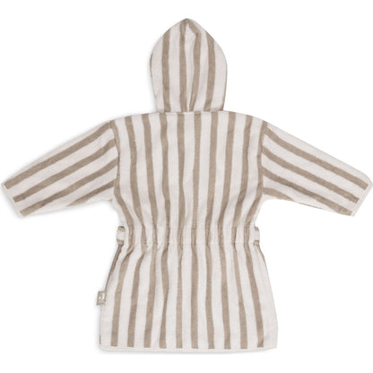 Peignoir de bain 3-4 ans - Stripe Olive Green