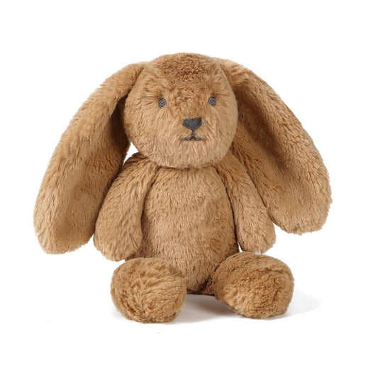 Peluche ultra douce lapin caramel