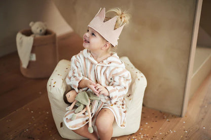 Peignoir de bain 3-4 ans - Stripe Wild Rose