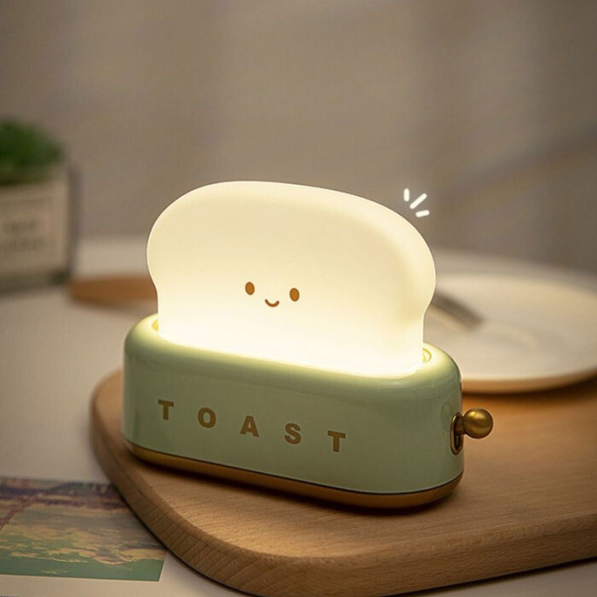 Veilleuse LED - Toaster Green